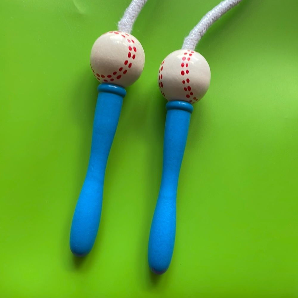 [Vintage] Wooden Handle Jump Rope